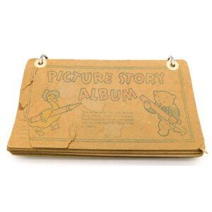 Vintage Shredded Wheat Children's Picture Story Album Coloring Book 1950s Cereal